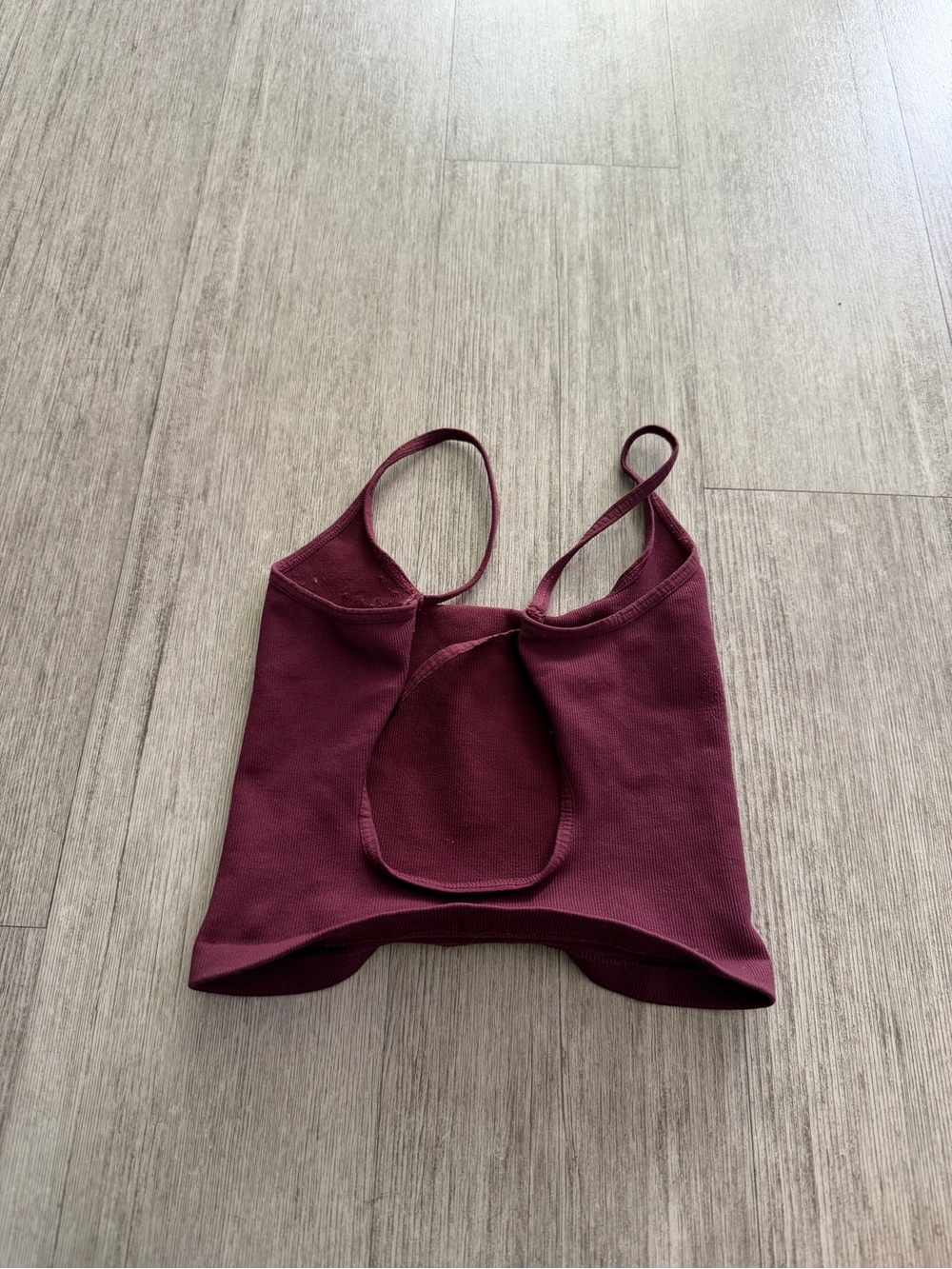 Free people movement Maroon Cropped Tank Top - Picture 3 of 4